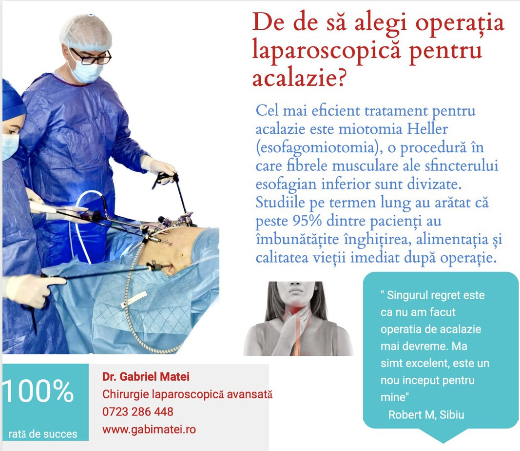 operatie laparoscopica acalazie