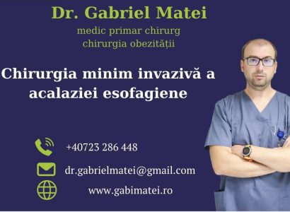 chirurgia laparoscopica a acalaziei esofagiene|Acalazie esofagiana București dr. gabriel Matei|chirurgia minim invazivă a acalaziei esofagiene