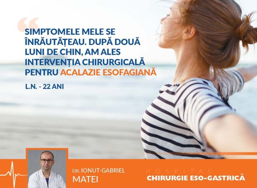 Operatie acalazie laparoscopic